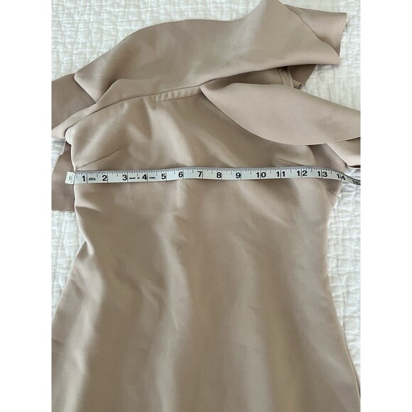 NWT Elizabeth And James Jerard One Shoulder Dress Blush Pink Size 4 - Picture 8 of 9